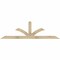Ekena Millwork Richland Rough Sawn Timber Gable Bracket, Douglas Fir, 84"W x 24"H x 4"D x 4"F, 7/12 Pitch GBW084X24X0404RIC00RDF - alternate 1